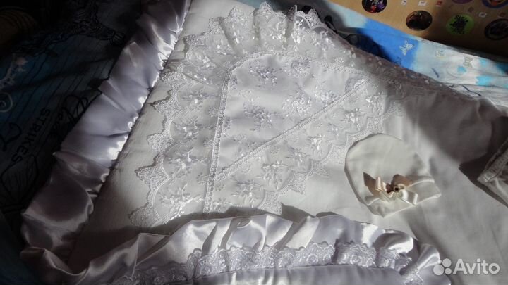 Конверт на выписку (одеяльце, пеленка с уголком)