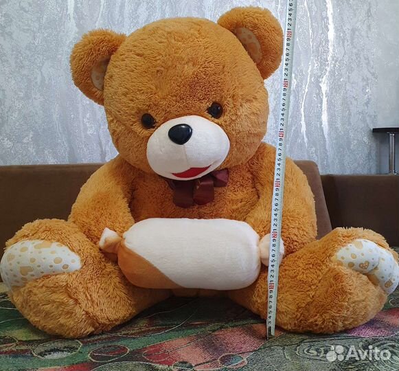 Игрушка Медведь Большой Плюшевый мягкая игрушка