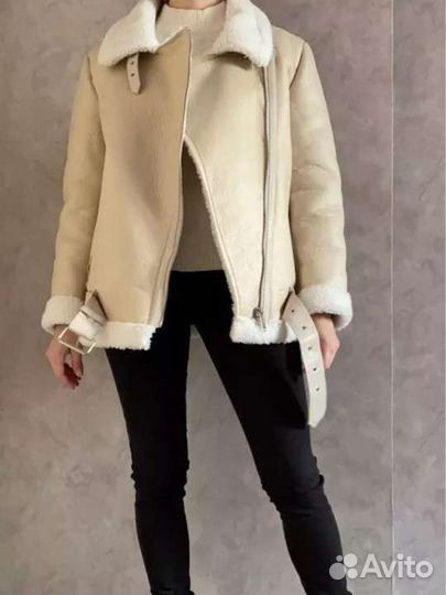 Дубленка- авиатор