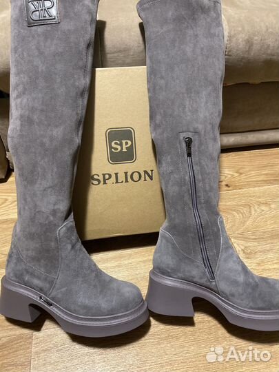 Зимние женские сапоги 38 натуральная замша