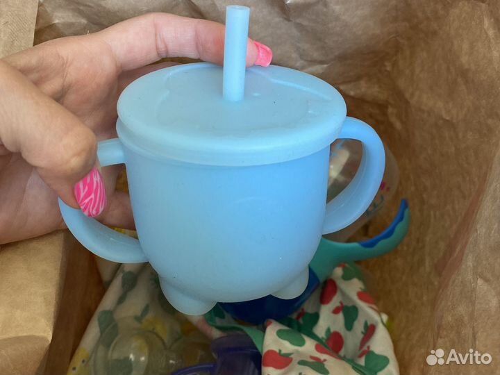 Поильник, ложки, ниблер