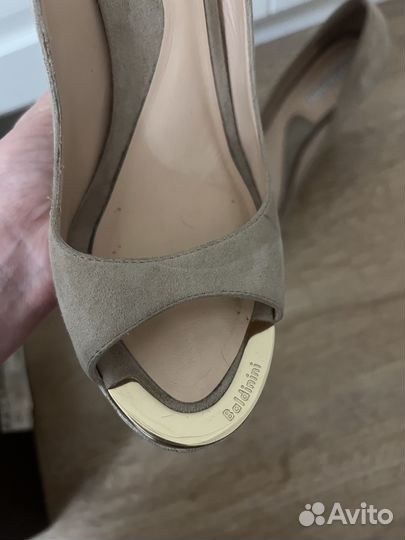 Туфли baldinini замша р 36 (36,5)