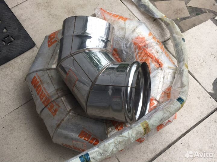 Углы и шланг для дымохода газовых котлов