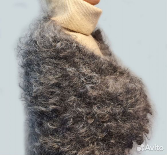 Шаль пуховая ручная работа