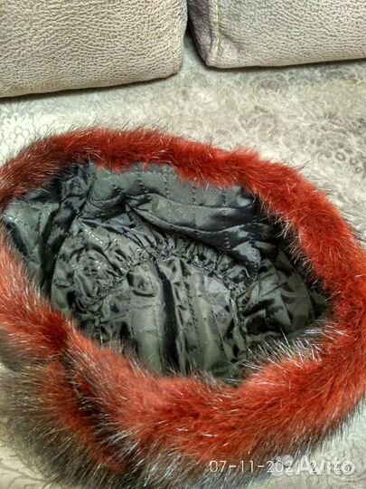 Шапка норковая