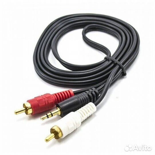 Кабель AUX Jack 3.5мм х 2RCA 1.5 м. atcom (AT7397)