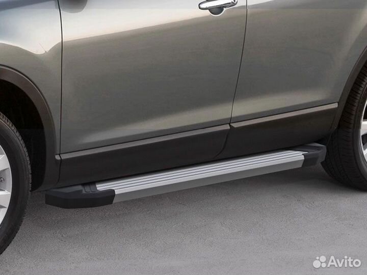 Подножки боковые пороги Volkswagen Amarok, 2010-20