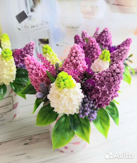 Букет из мыла (сирень)