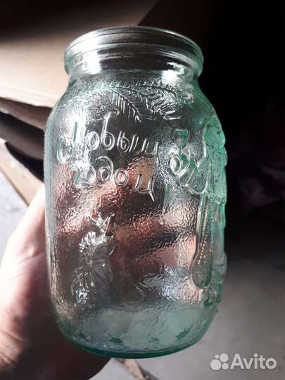 Банка с рисунком