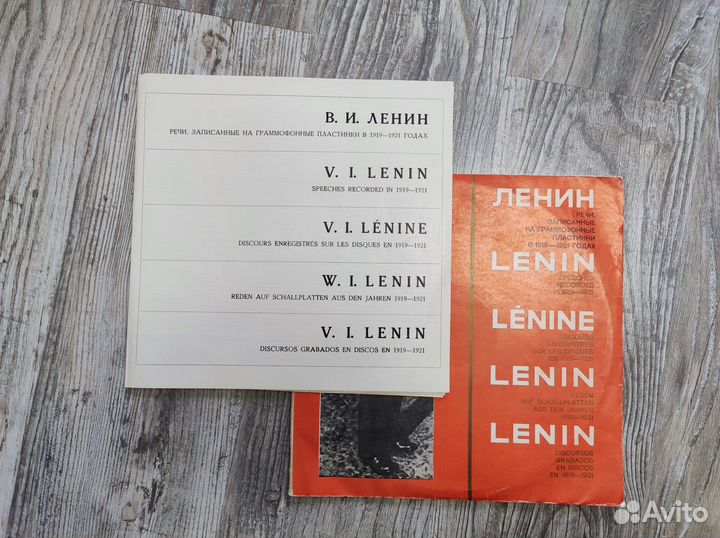 Речи В.И. Ленина 1919 - 1921 годы