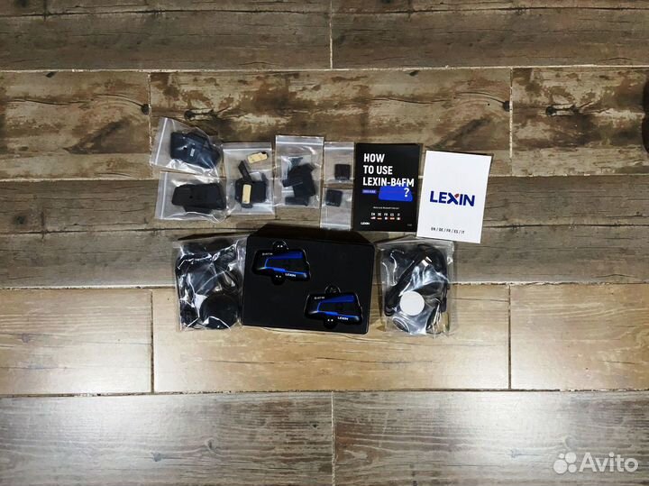 Мотогарнитура lexin LX-B4FM-X(комплект 2 шт)