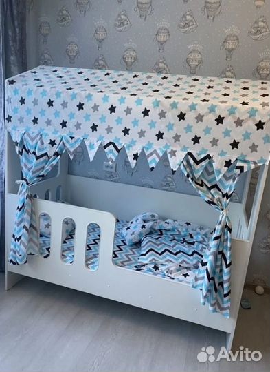 Кровать детская домик новая от производителя