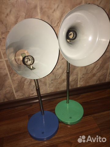 Лампы настольные из СССР