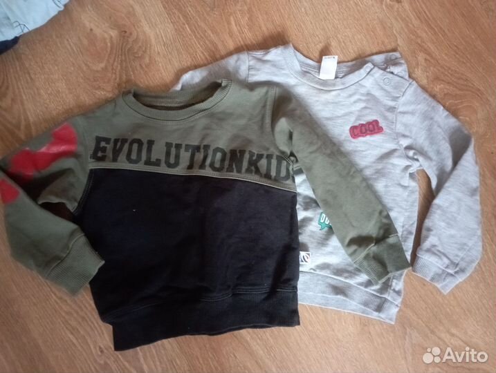 Вещи пакетом на мальчика 80 86
