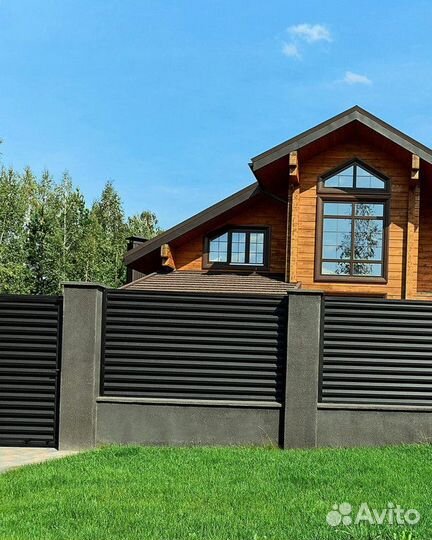 Забор жалюзи