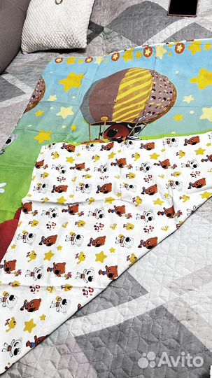 Детское постельное белье новое + одеяло тонкое