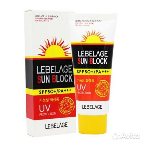 Солнцезащитный крем для лица spf 50 Lebelage Корея