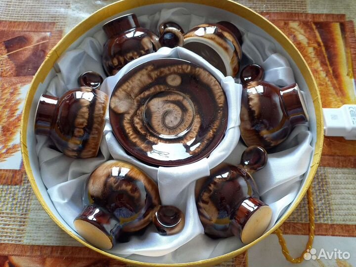 Кофейный набор фарфор, новый, в коробке