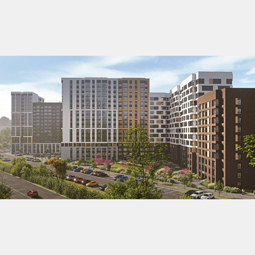 2-к. квартира, 69,8 м², 13/17 эт.