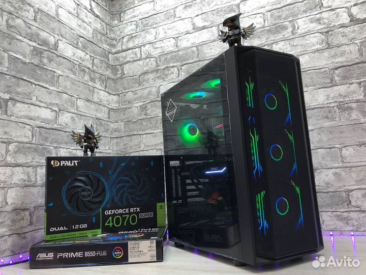 Игровой пк Ryzen 7 5700X / RTX 4070 Super / RAM 32