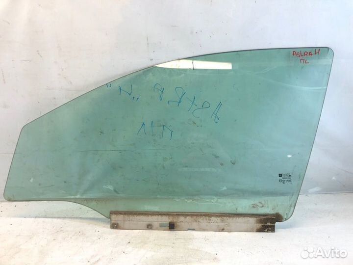 Стекло двери переднее левое Opel Astra H