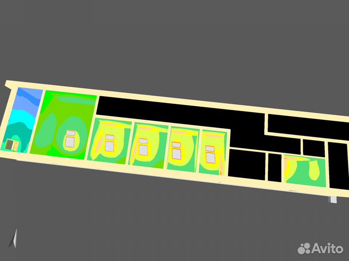 Расчёт освещенности Светотехника \Освещение\Dialux