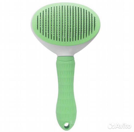 Пуходерка для кошек собак с кнопкой груминг опт