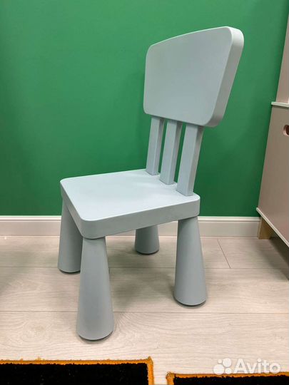 Детский стол и стул IKEA Mammut