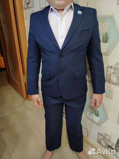 Костюм школьный синий р-р 116, 134, 140, 146