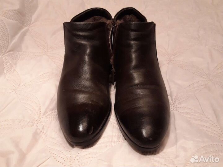 Зимние мужские ботинки из кожи 43 размер
