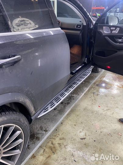 Пороги, подножки, Mercedes GLE Coupe 167 2019-нв