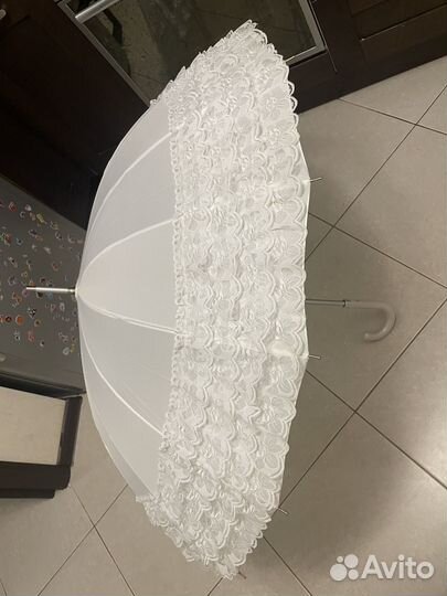 Зонт трость свадебный