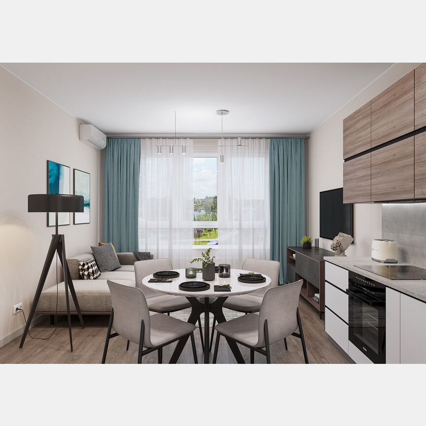 2-к. квартира, 56,8 м², 11/20 эт.