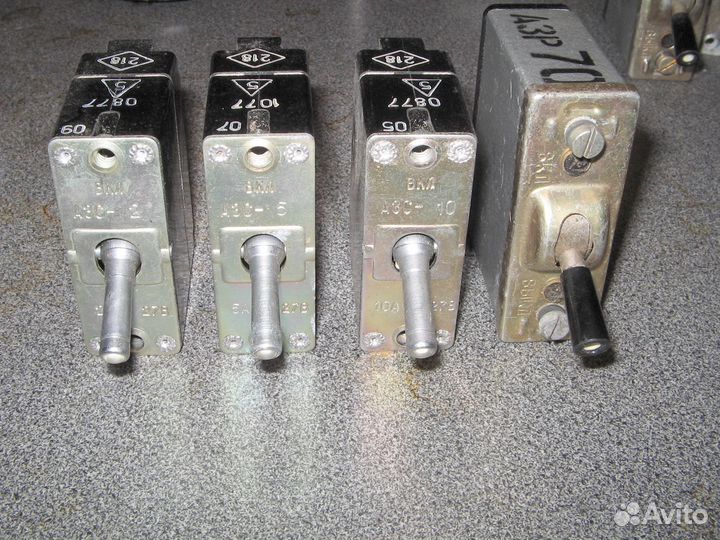 Выключатели / переключатели СССР