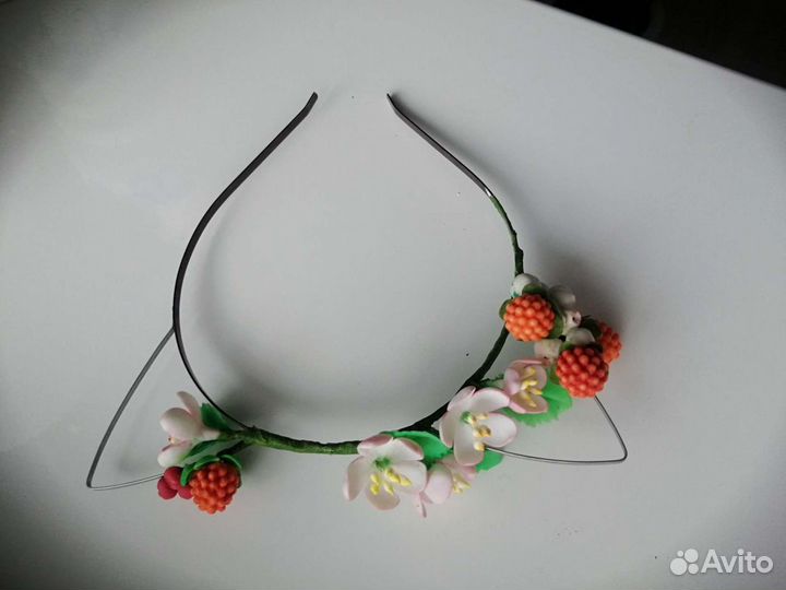 Ободок для волос с ушками