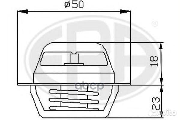 Термостат renault 350005 Era
