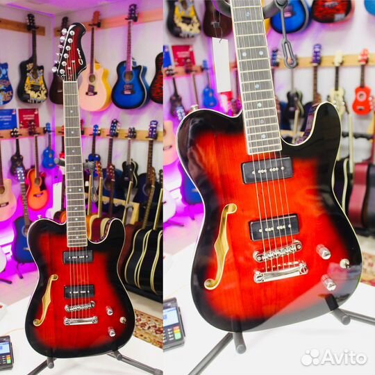 Полуакустическая гитара Caraya Новая