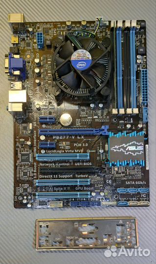 Материнская плата asus P8Z77-V LX lga1155