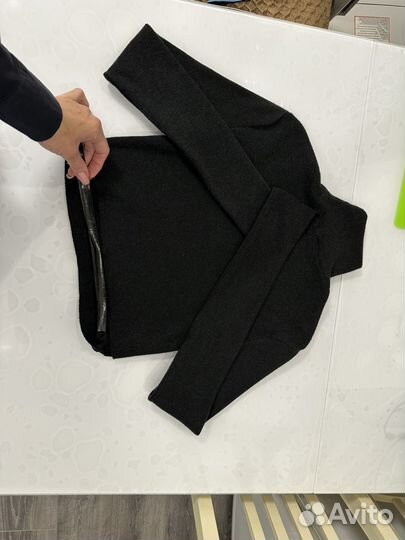 Кофта черная женская 44 укороченная