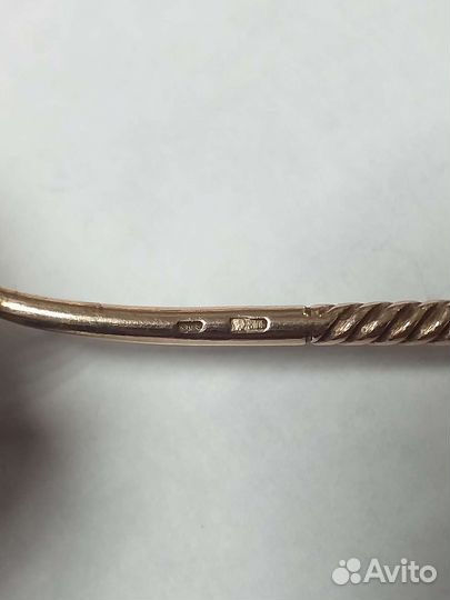 Чайные ложки витые серебро позолота СССР 875 пр