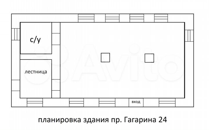 Помещение свободного назначения, 300 м²