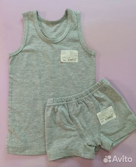 Комплект майка+ трусы новые