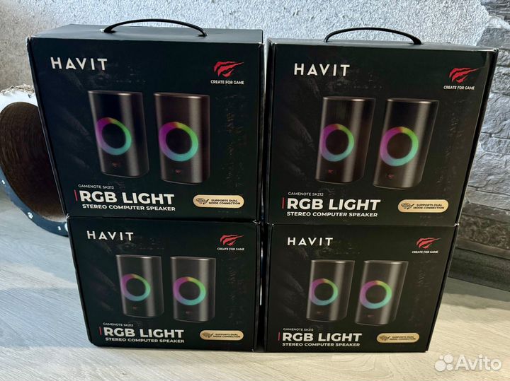 Havit SK212 Колонки rgb компьютерные акустика