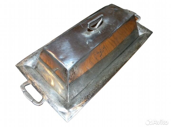 Серебряная масленка ручной работы