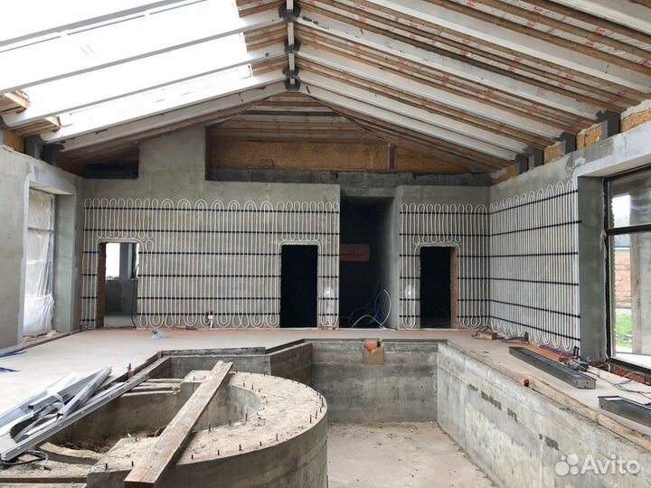 Отопление под ключ, монтаж котельной, теплый пол