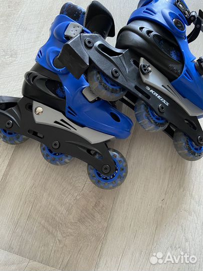 Роликовые коньки Kreiss (26-29), шлем и защита