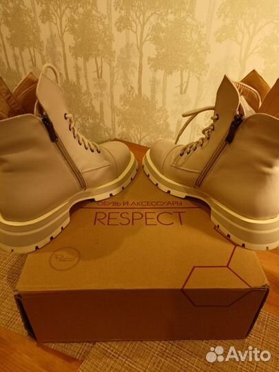 Ботинки осенние женские натуральная кожа