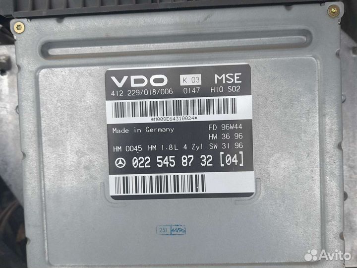 Блок PMS на мерседес w202