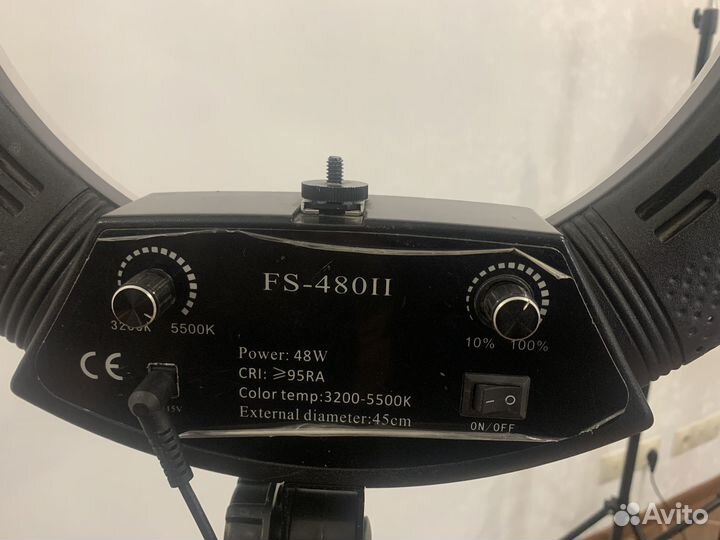 Кольцевая лампа FS-480II 45см