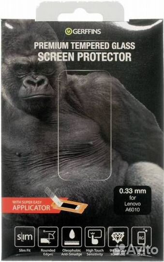Фирменное Защитное стекло для Lenovo A6010 глянец